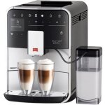 Melitta caffeo barista t smart machine  caf automatique avec buse vapeur cappuccino 15 bar argent(e) ...