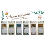 Mmo mural - memo boutique - 20 x 10 cm - aimant - 50 feuilles - crayon inclus