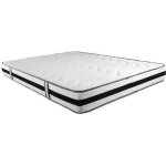 Memorydeluxe matelas 140x190 mmoire de forme - 21 cm - tres ferme