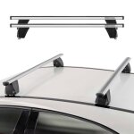 Menabo barres de toit transversales pour peugeot 3008 2009 - 2016 gris abe 2x