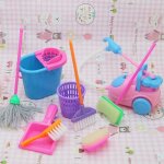 Mnage prtendre jouer kit de jouet mini aspirateur nettoyant mop broom outils accessoires jouets de ...