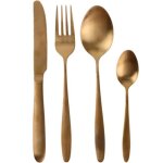 M�nag�re - home deco factory - nora - cuivr�e - lot de 16 couverts