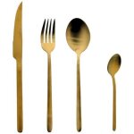 Mnagre 16 pices - jean dubost - anuradha gold - en acier inox - en coffret cadeau