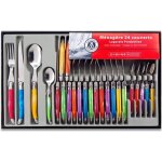 Mnagre 24 pces laguiole multicolor - laguiole production - mnagre - acier 18 / 0 - abs - multicolore ...
