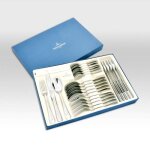 Mnagre 24 pices - oscar - acier inoxydable - compatible lave - vaisselle - 18 / 10 - ronde