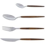 M�nag�re 24 pi�ces - jean dubost - amsterdam - manche en abs effet bois