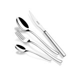 M�nag�re 24 pi�ces - monix - g�nova - acier inoxydable 18 / 10 - design moderne - finition polie brillante ...