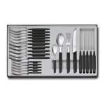 Menagere 24 pieces victorinox swiss modern table noir