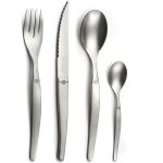 M�nag�re 24 pi�ces vintage - lou laguiole - jet - acier inox - m�tal - adulte - compatible lave - vaisselle ...