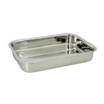 Plat a four rectangle harry 35x25cm en inox avec poignees Plat a four rectangle harry 35x25cm en inox avec poignees