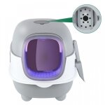 Bac  litire - mengda - modle strilisation uv - filtre charbon de bambou - anti - odeurs - grand chat ...