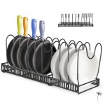 Mengda rangement couvercle casserole porte - casseroles ajustable cuisine Mengda rangement couvercle casserole porte - casseroles ajustable cuisine