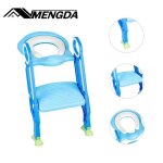 Mengda réducteur de wc enfant réglable pliable avec accoudoirs et coussin enfants 1 - 8 ans bleu Mengda réducteur de wc enfant réglable pliable avec accoudoirs et coussin enfants 1 - 8 ans bleu