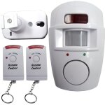 Mengshen alarme sirne sans fil scurit infrarouge ir pir capteur dtecteur de mouvement 2 tlcommande ...