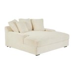 Méridienne 2 places en velours côtelé grosses côtes beige esarto de pascal morabito Méridienne 2 places en velours côtelé grosses côtes beige esarto de pascal morabito