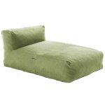 M�ridienne pour salon de jardin modulable vert cactus mixi oviala