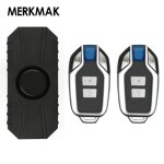 Merkmak alarme antivol de v�lo sans fil avec 2 t�l�commande son super puissant de 113 db 7 niveaux sensibilit� ...