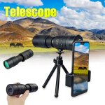 Merkmak t�lescope monoculaires � zoom ultra t�l�objectif 4k 10 - 300x40mm mobile hd avec tr�pied et clip ...