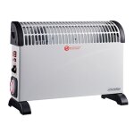 Mesko ms 7741w convecteur avec minuterie et ventilateur turbo - 3 niveaux de puissance : 750w 1250w 2000w ...