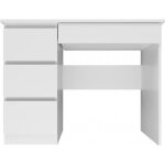 Meso - bureau gauche style moderne bureau / chambre d?ado - 98x51x76 - 4 tiroirs