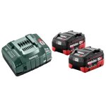 Pack batteries - metabo - 685122000 - 18 v - 55 ah - kit 2x55 ah + chargeur lihd