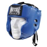 Metal boxe casque entraînement - adulte - bleu Metal boxe casque entraînement - adulte - bleu