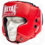 Metal boxe casque entranement - adulte - rouge