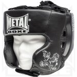 Casque entranement - mtal boxe - enfant - noir - protection pommettes - confort optimal
