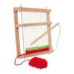 Mtier  tisser - legler - mira - bois de htre - 4 pelotes de laine - mixte