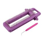 Mtier  tricoter - omabeta - kit de mtier  tisser  chaussettes rglable - violet - multifonction ...