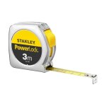 M�tre ruban 3m x 127mm stanley - 1 - 33 - 238 - powerlock abs - m�tal chrom�