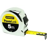 M�tre ruban micro powerlock 3 m - stanley - bo�tier abs chrom�