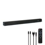 Metronic 477591 barre de son tv 2. 0 bluetooth 5. 3 enceinte home cinema soundbar t�l�viseur t�l�commande ...