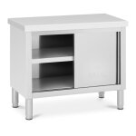 Meuble bas inox - rcat - 100 / 50 -
