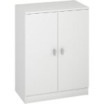 Meuble bas polyvalent coloris blanc - hauteur 80 x longueur 60 x profondeur 34 cm Meuble bas polyvalent coloris blanc - hauteur 80 x longueur 60 x profondeur 34 cm