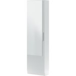 Meuble à chaussure - 1 porte 1 miroir - blanc - 50x 22 x 180 cm - kristal Meuble à chaussure - 1 porte 1 miroir - blanc - 50x 22 x 180 cm - kristal