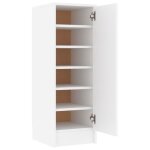 Meuble � chaussures - garosa - armoire � chaussures - blanc - 2 portes - 6 �tag�res