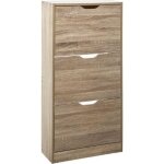 Meuble à chaussures - paris prix - mylan - 3 tiroirs - bois - naturel Meuble à chaussures - paris prix - mylan - 3 tiroirs - bois - naturel