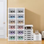 Meuble � chaussures pliable � 6 couches sans installation - homewell - yipeema - blanc - contemporain ...