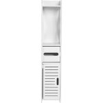 Meuble colonne de salle de bain - huole - blanche - contemporain - design - a poser au sol