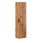 Meuble colonne de salle de bain - vivaldi - diamond wotan - 1 porte - aspect bois - contemporain - 140 ... Meuble colonne de salle de bain - vivaldi - diamond wotan - 1 porte - aspect bois - contemporain - 140 ...