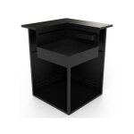 Meuble de cuisine ext�rieure saaf cbn - forge adour - angle 90� - noir - m�tal