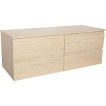 Meuble double vasque sorrento suspendu avec plan bois 120 cm Meuble double vasque sorrento suspendu avec plan bois 120 cm