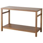 Meuble double vasque en teck massif 120cm dewi