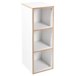 Meuble tagre - roba - finn - blanc - chne dor - pour chambre de bb