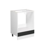 Meuble pour four r - line 60cm sans pt anthracite campagne blanc vicco