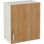 Meuble haut de cuisine 1 porte coloris ch�ne cortez - hauteur 70 x longueur 60 x profondeur 35 cm
