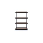 Meuble audio / video - norstone - esse hi - fi - noir - 4 tagres - mtal et verre tremp