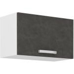 Meuble hotte porte basculante - gris mat - l 60 x 316 x h 36 cm - lassen