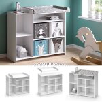 Meuble  langer vicco oskar blanc 7 compartiments